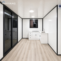 Maison conteneur de luxe extensible 20 pieds 40 pieds, 2 ou 3 chambres, préfabriquée, modulaire, mobile, pliable, norme AU
