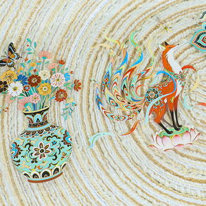 Custom Journal Pet Tape <strong>Sticker</strong> Rolls Holographic Gold Foil Transparent Journaling <strong>Sticker</strong> Rolls - Product Image 2