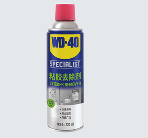 WD-40 Specialist Sticker Remover, spray lubrifiant anti-rouille WD40, pour enlever les autocollants, les étiquettes et les résidus. - Product Image 1