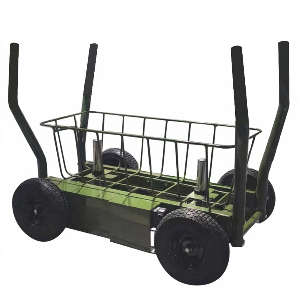 Green-Single-Sided Resistance Tank Vehicle (with Frame)
