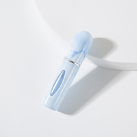 Flacon pulvérisateur de parfum portable en ABS de 5 ml, texture marbre, rechargeable par le bas, format voyage, vente en gros