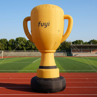 Meilleures ventes : Trophée gonflable géant doré, modèle de coupe pour la promotion d'événements sportifs et de compétitions