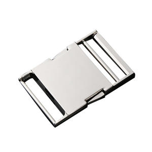 Boucle en alliage de zinc argent noir réglable pour sacs, ceintures, sacs à dos, attaches métalliques DZQ178 - Product Image 4