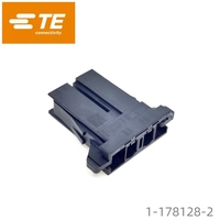 Konektor Receptacle Asli TE 1-178128-2 AMP 2 Pin Hitam, Housing Betina dengan Pengunci Pasangan
