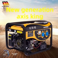 Tragbarer 3KW 4-Takt Mini-Benzingenerator mit Autostart, Vollkupfer, Einphasig für Haus/Auto/Reise 220V/380V/400V/480V 50/60Hz