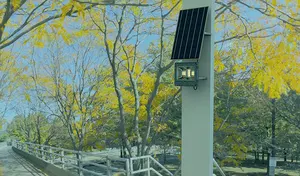 LED Solar Floodlight Aluminum Body Wall Street Light RGB IP65 Remote Control Outdoor Solares Floor Lamp For Garden