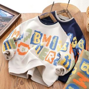 2024 printemps automne garçons <span class=keywords><strong>sweat</strong></span> élégant Version coréenne mode pour grands enfants Style décontracté pour enfants - Product Image 1