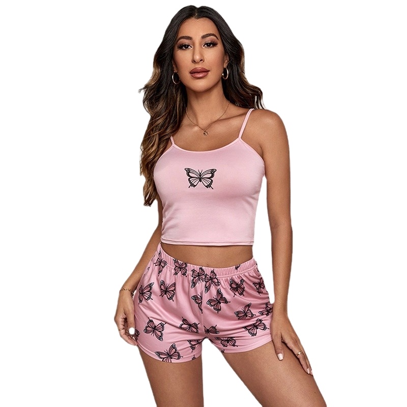 Women's Two-piece Sexy Shorts Suit Home Clothes| Alibaba.com