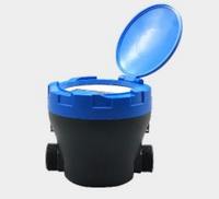 Compteur d'eau numérique intelligent à ultrasons pour tuyaux en plastique LoRaWAN NB-IoT R800, haute plage dynamique, avec batterie de 7 ans