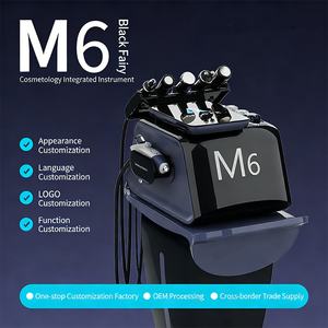 6 in 1 Diamond Peel Water Dermabrasion Vacuum Hydrating Face Skin Deep Cleansing M6 <b>Beauty</b> Machine with US Plug - Product Image 2