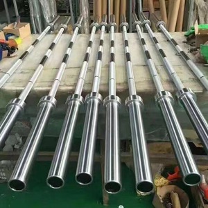 <span class=keywords><strong>Bilanciere</strong></span> in Acciaio da 2,2m per Allenamento Fitness in Palestra e a Casa, Barra Dritta per Squat e Snatch <span class=keywords><strong>con</strong></span> Foro Extra Large da 30mm - Product Image 5