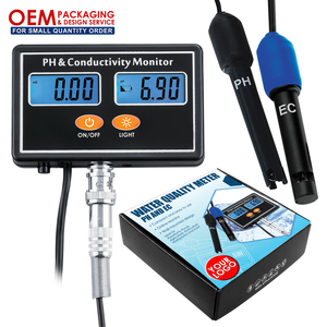 เครื่องวัดค่า pH และ EC ออนไลน์ พร้อมระบบ ATC |   เครื่องวัดคุณภาพน้ำแบบเรียลไทม์หลายพารามิเตอร์สำหรับการเพาะเลี้ยงสัตว์น้ำและระบบไฮโดรโปนิกส์ (OEM) - Product Image 1
