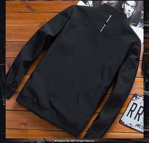 Veste unie printemps-automne pour homme, veste grande taille pour adolescent, vêtements pour homme, veste pour homme - Product Image 2