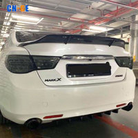Extension de spoiler arrière en plastique ABS noir brillant pour Toyota Mark X REIZ 2012-2018 R Style Wing Spoiler Accessoires