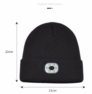 Haute qualité <span class=keywords><strong>Bluetooth</strong></span> Led sans fil musique multi-fonction Rechargeable hiver tricoté chapeau nouveau personnalisé chaud <span class=keywords><strong>Ski</strong></span> casquettes - Product Image 2