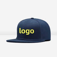 Topi bisbol kustom warna polos dengan gaya Sporty, topi musim panas kasual luar ruangan Hip Hop Logo bordir tangan