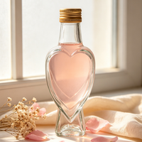 Bouteille en verre vide de 180 ml pour boissons, jus, stockage et emballage, usage domestique, vente en gros
