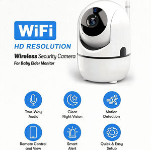 2MP-V360pro 高清分辨率夜视两路音频无线室内Wifi网络智能婴儿监视器云台摄像系统 - Product Image 2