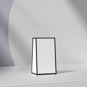 Sacs en papier kraft écologiques prêts à être expédiés en vrac pour une utilisation en supermarché, durables et personnalisables avec logo, emballage cadeau - Product Image 2
