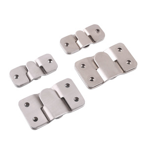 <b>Mirror</b> Frame Connectors Stainless Steel Iron Brushed Nickel Plating <b>Rectangle</b> Durable Hardware Accessories - Product Image 2