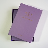 Cahier d'agenda hebdomadaire en lin violet personnalisé de 2025 à 2026 couverture A5 à couverture rigide pour emballage cadeau de liste de tâches quotidiennes annuelles