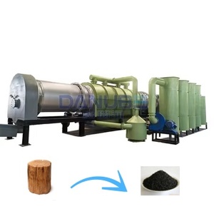 Four de carbonisation du bois, machine de production de charbon de bois, machine de pyrolyse - Product Image 1