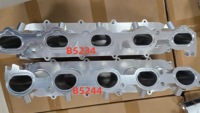Kit de collecteur d'admission en aluminium CNC haute performance pour moteur Volvo B5244 avec bride de boîtier de papillon Bosch de 82 mm