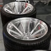 Jantes forgées en alliage d'aluminium concaves profondes 1 pièce, 17-24 pouces, 5x112 5x120 5x130 pour Porsche Audi BMW G82 M4 G80 Mercedes AMG