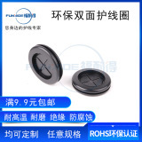 Funside Double-Sided Cable Protection <b>Ring</b> PP Material High Temp Wear Resistant Mechanical Electrical Use - Product Image 4