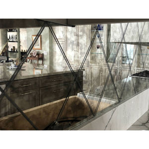 Espejo Decorativo de Pared para Dormitorio, Baño, Decoración del Hogar, Artesanía, Espejo Antiguo Decorativo de Alta Calidad con Acabado Plateado en Aluminio - Product Image 2