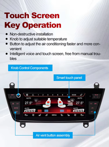 Panel de Control del Aire Acondicionado para BMW Serie 3 F30 2013-2019, Pantalla de Aire Acondicionado, Pantalla Táctil de CA - Product Image 4