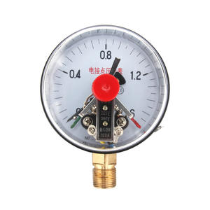 YX-100 Double 100mm Electrical Contact Pressure <b>Gauge</b> 0-1.6MPa <b>Vacuum</b> Pressure Controller 10VA Pressure Switch for Effective - Product Image 1