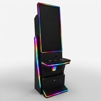Machine de jeu d'arcade incurvée de 43 pouces avec accepteur de billets, construction en métal et plastique, version anglaise, 1 joueur, prix abordable à vendre