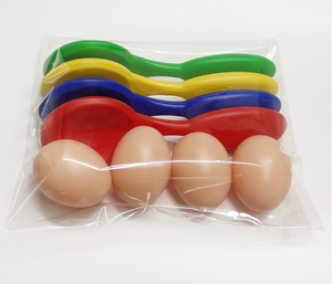Balance Egg Spoon Pâques Jouet pour enfants Maternelle Parent-enfant Interactive Egg Balancing Running Competition Game Toy - Product Image 4