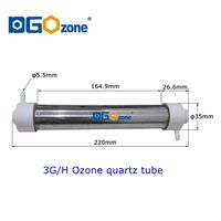 Generador de Ozono de Tubo de Cuarzo de 3G/H y 12KV para Purificación de Aire y Agua, Ozonizador para SPA, Fabricante de Generadores de Ozono, Ozonizador de 220V