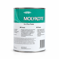 Pâte lubrifiante solide MOLYKOTE G-N Plus MoS2, pâte anti-grippage haute charge pour l'assemblage de pièces métalliques, engrenages, filetages, boulons, 1 kg