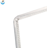 Barras Espaciadoras de Aluminio de Diseño Moderno, Insonorizadas y Duraderas, Suministro Directo, para Ventanas y Puertas de Vidrio Aislante Industrial, con Tornillos