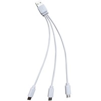 Cable de Carga Corto 3 en 1 de 20 cm, IOS, Micro USB, Tipo C, Carga Rápida de 2 A para Teléfono Celular, Banco de Energía, Viajes, Negro, Blanco, Amarillo, Se Acepta OEM