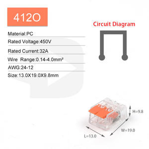Bloques de terminales de barrera para ingeniería química, 25, 50, 100 unidades, conectores PCT de conexión rápida de alta corriente para instalación de cercas - Product Image 4