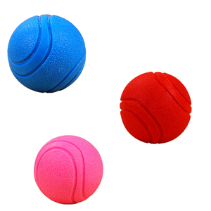 Juguete de Goma Ecológico para Mascotas, Pelota Resistente a Mordidas, Interactiva, para Entrenamiento, con Sonido, para Uso en Interiores, Venta al Por Mayor - Product Image 3