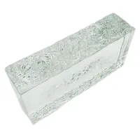 Briques de verre personnalisées verre clair cloison décorative brique de verre pour salle de bain et salon