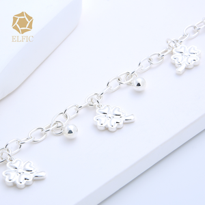<span class=keywords><strong>Bracciale</strong></span> in Argento 925 <span class=keywords><strong>con</strong></span> Fiore di <span class=keywords><strong>Diamanti</strong></span>, Elegante <span class=keywords><strong>Bracciale</strong></span> di Perle alla Moda per Donna, Gioielli all'Ingrosso - Product Image 5