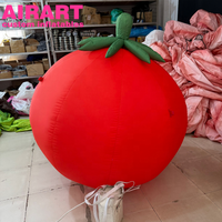 Modèle de tomate gonflable pour décoration événementielle, Tomate gonflable publicitaire à vendre