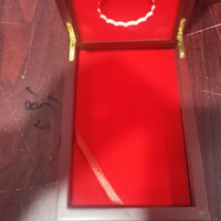 Abzeichen Medaillen Gedenkmünzen Geschenkbox-Verpackung Anpassbare Innenverkleidung Logo Umweltfreundliche Massivholz-Dichteplattenbox