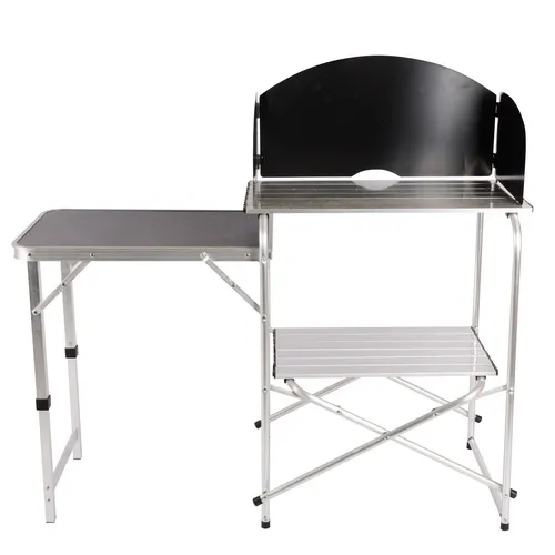 Collapsible mini kitchenware Outdoor bbq backyard picnic friends gathering collapsible small table for placing item with storage