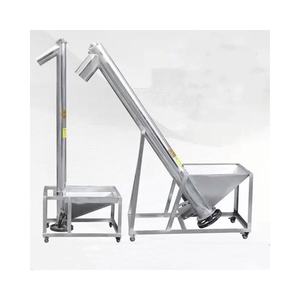 Vite tubolare coclea elevatrice macchina di trasporto a polvere secca coclea alimentatore a spirale trasportatore con tramoggia inclinata - Product Image 2