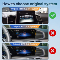 STWEI Nouvel autoradio multimédia sans fil Android Auto CarPlay Écran 8,4 pouces Tableau de bord 8 cœurs 4G/WiFi Écran tactile Mercedes Benz GLE