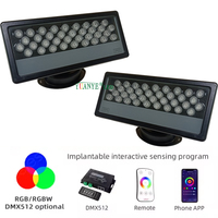 Projecteur vertical rectangulaire SMD pour éclairage de scène extérieur, contrôle DMX512, étanche, pour projets commerciaux et jardins