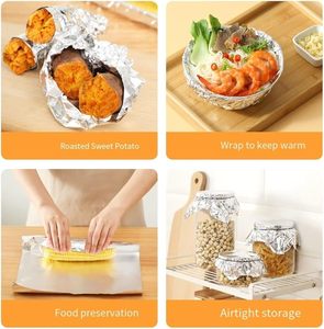 Fábrica al por mayor 5m 10m rollo de papel de aluminio hogar cocina uso 8011 rollo de papel de aluminio - Product Image 5