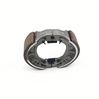 Plaquettes de frein CG125 175,8g en aluminium pour frein à tambour pour moto Honda Lifan Loncin Zongshen 125cc
